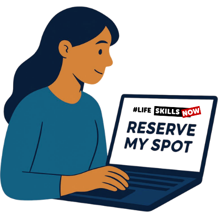 Mom is reserving her spot in #LifeSkillsNow summer camp