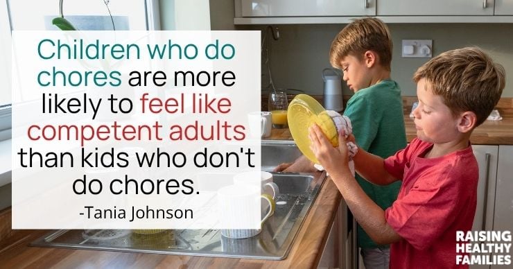 Children need to do chores